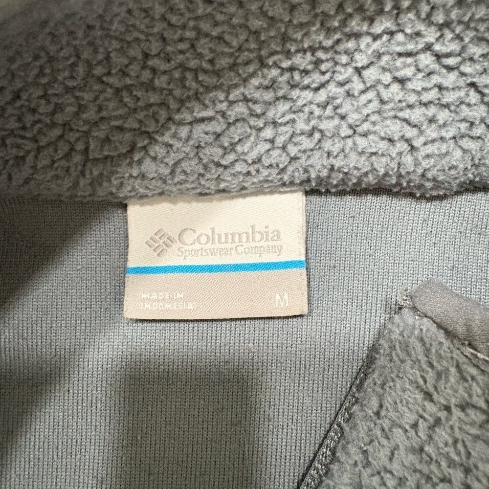 Columbia Charcoal Fleece Jacket - Picture 3 of 5